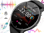 Smartwatch women's watch men's rubber strap sport bluetooth calls