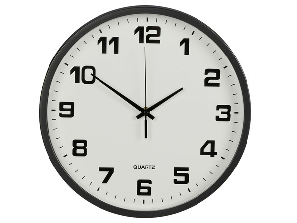 Stenska ura velika nedotikljiva tiha 30 cm okrogla sekundna ročica