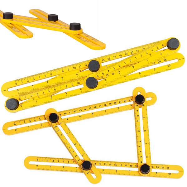 Bevel multifunction templater ruler angle measure