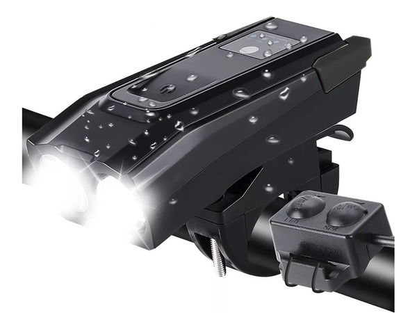 Silné lampičky na bicykle predné led zadné svetlo volume teller batéria 2v1