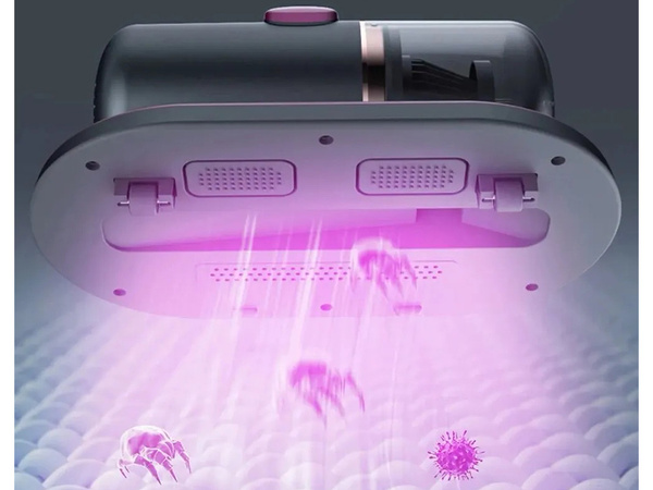 Extractor de praf portabil pentru acarieni filtru fără sac pentru alergici lampă uv