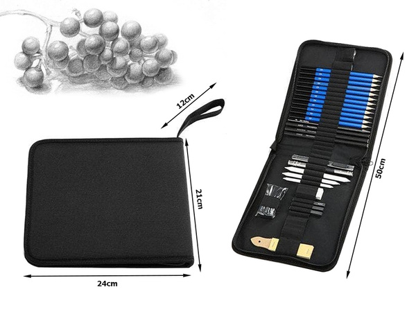 Professzionális rajzoló vázlatkészlet 32in1