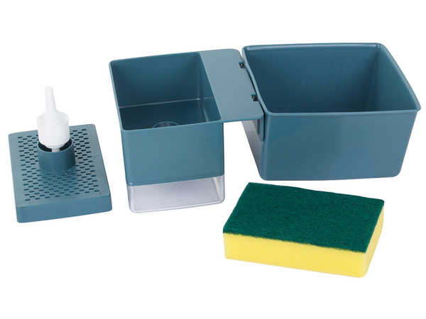 Dávkovač tekutín na riad odkapávač na hubky