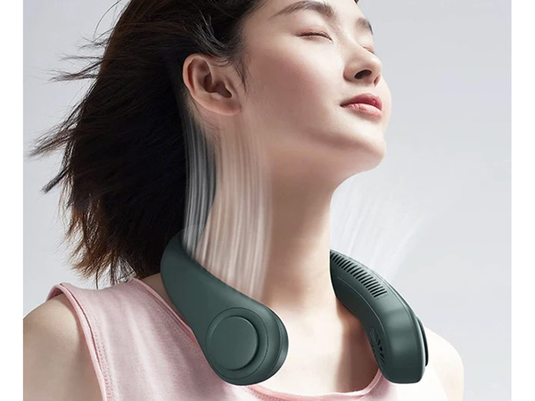 Ventilator gât ventilator portabil aer conditionat wireless baterie reîncărcabilă