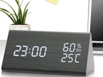 Despertador electrónico termómetro higrómetro