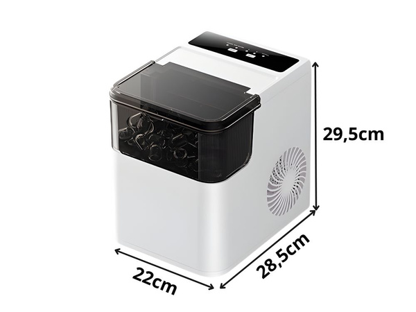 Automatic ice cuber ice cubes sizes rapid cooling with spatula