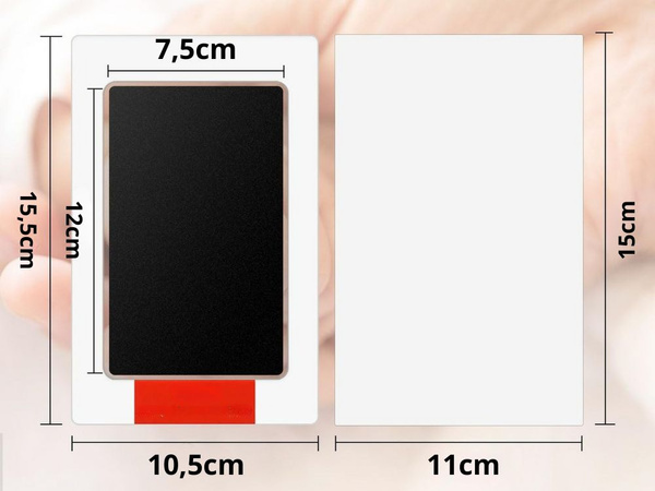 Kūdikių rankų ir pėdų spaudų rinkinys saugus rašalas kūdikiams