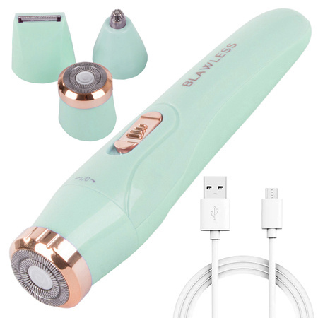 Dámský depilátor na tělo nine skins twins brards trimmer 3v1 pro ženy