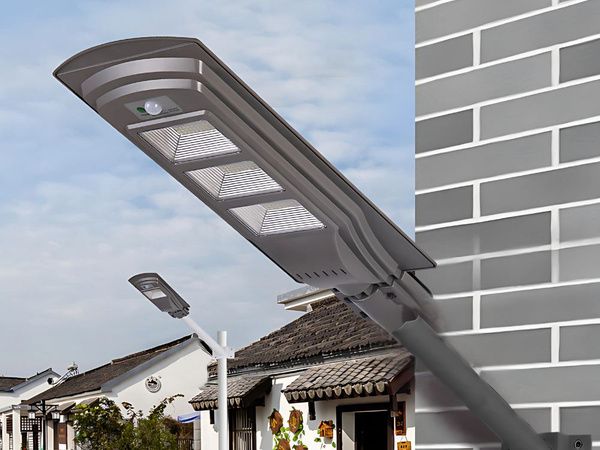 Solar strassenlaterne led laterne mit fernbedienung bewegungs- und dämmerungssensor ip65