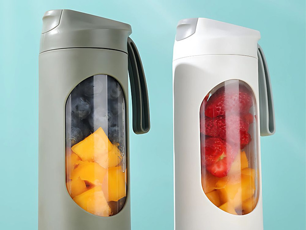 Blender mit Mixbecher, kabelloser Smoothie-Mixer, tragbar, USB-Anschluss, Mini