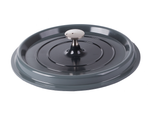 Casserole plateau de cuisson couvercle 4l induction aluminium