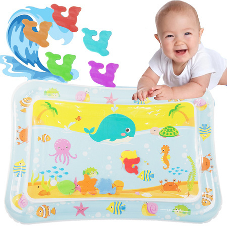 Tapis d'eau sensoriel gonflable pour les tout-petits