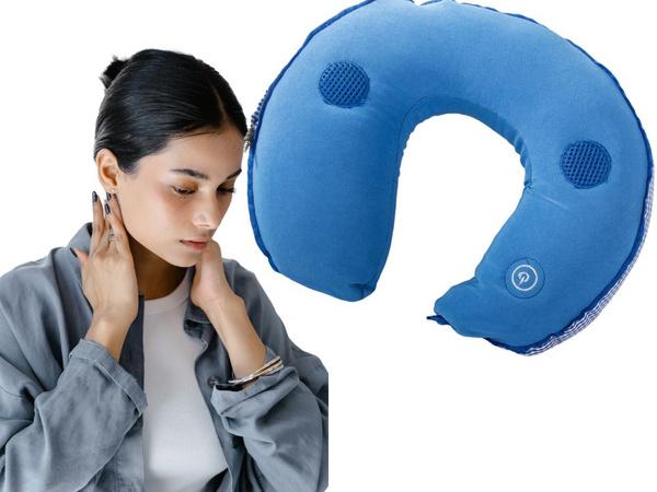 Potovalna blazina za vrat masažna blazina za roženice mehka