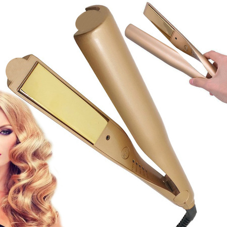 Hair straightener ceramic curling iron 2in1 twist
