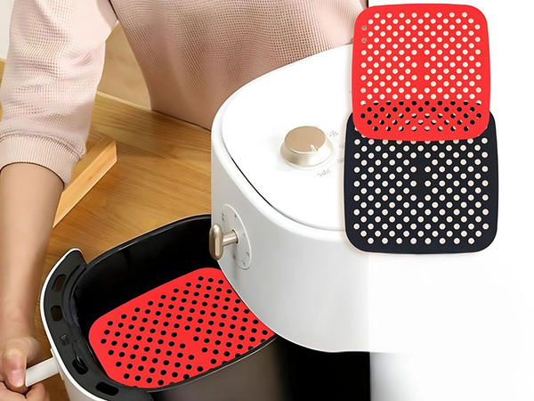 Air fryer's coast coupon, silicon 21 cm négyzet alakú