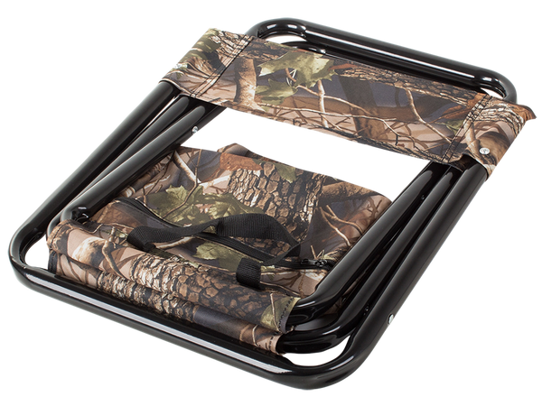 Fishing chair with backrest and carry bag