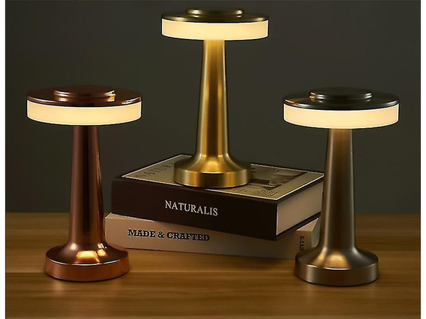 Noční světlo stolní dotyková lampa 3 krok ložnice lampa bezdrátová