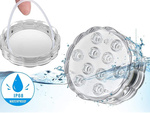Piscină lumină subacvatică lumini 10 led telecomandă rgb ip68 impermeabil pentru piscină