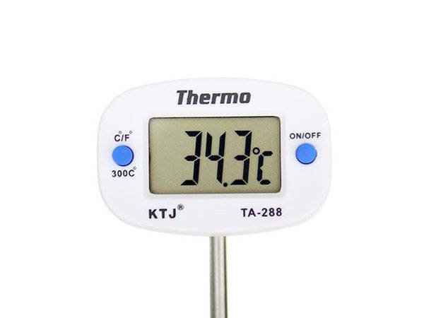 Thermomètre de cuisine lcd sonde à vin et à viande