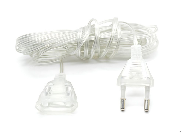 Prodlužovací kabel pro osvětlení vánočního stromku čirý 5 m