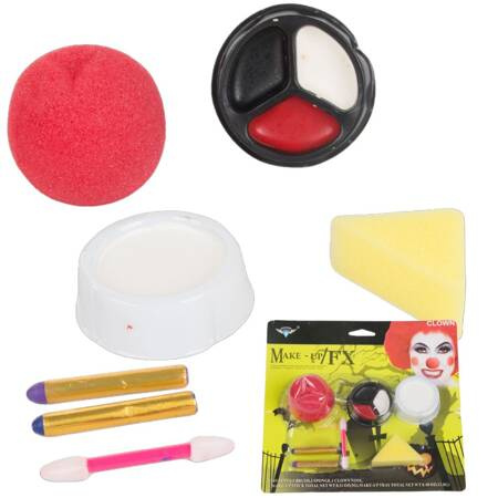 Kit de maquillaje nariz de payaso para halloween maquillaje para cosplay maquillaje