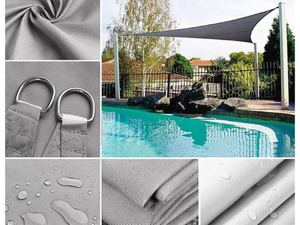 3x3x3m wasserdichter garten-sonnenschirm dreieck