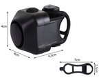 Timbre de bicicleta bocina electrónica fuerte 130 db sirena de alarma de bicicleta