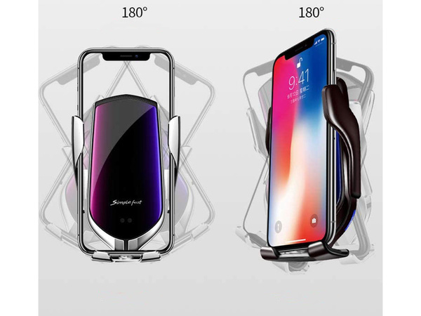 Indikátor nabíječky telefonu v držáku do auta