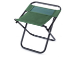 Folding tourist chair with backrest
