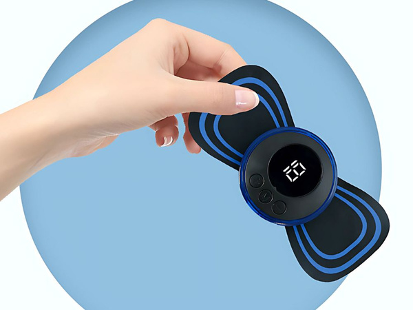 Elektrostimuliatorius pilvo kaklo raumenims mini ems masažuoklis 19 lygių