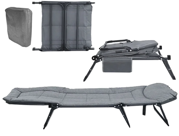Folding travel bed recliner mattress lightweight portable field bed