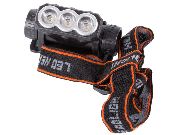 Priekšējais lukturis priekšējais lukturis uzlādējams 3x led