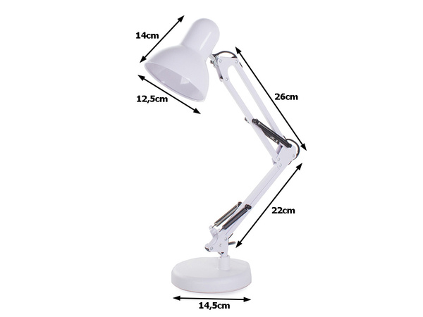 Kresliaca stolová lampa nastaviteľná nočná školská lampa