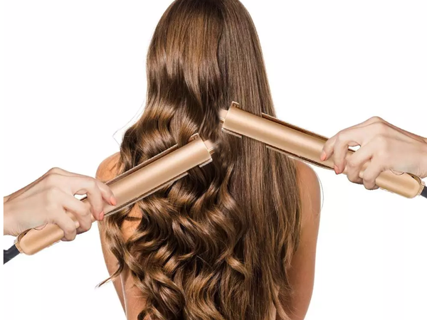 Juuste sirgendaja keraamiline lokirull 2in1 twist