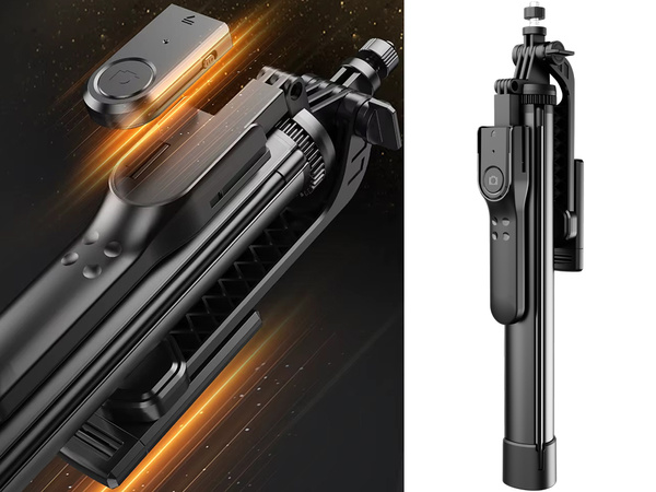 Selfie stick telefona turētājs tripod statīvs pilots bluetooth 178 cm