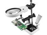 Kit de soudure troisième main loupe porte-loupe led