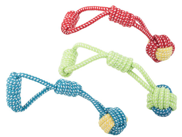 Perro juguete masticar tirar de la cuerda fuerte de largo