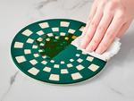 2pcs pots and pans silicone stovetop saucer tray