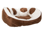 Lit pour chien pelucheux lit pour chat coussin doux lit pour canapé 60cm