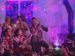 Csillag kivetítő led éjszakai fény rgb + távirányító