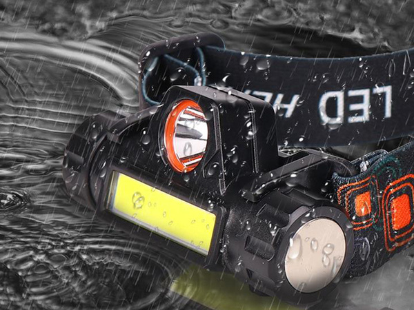 Cob 4in1 priekšējais lukturis ar magnese lukturi