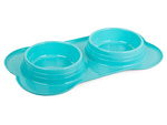 Cuenco doble para comida de perro/gato 400ml x 2
