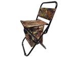 Fishing chair with backrest and thermal bag