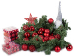 Têtes de sapin de noël 6/4/3 cm kit 100 pièces