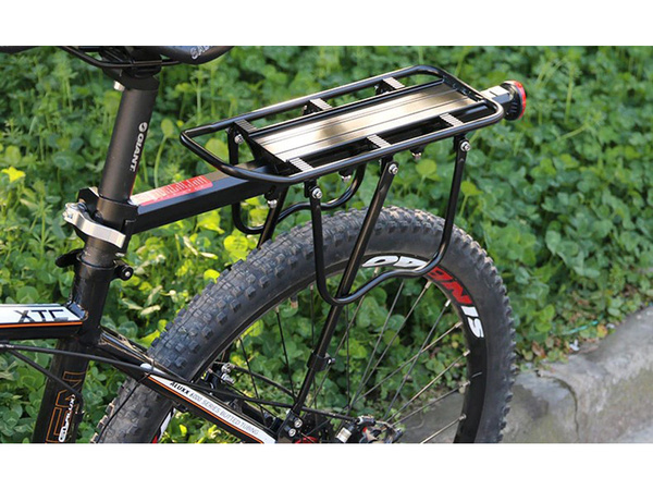 Bicycle rear rack aluminium universal 50kg