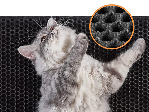 Cat litter mat for cat litter