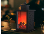 Lantern decorative led fireplace movable flame lamp electric batteries