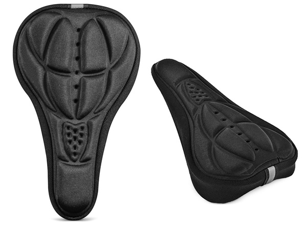 Bicycle saddle cover gel foam