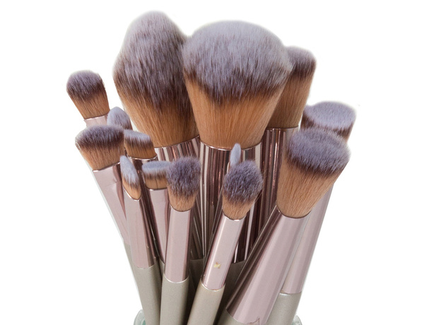 Professionelles make-up-pinselset etui