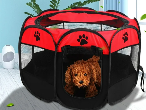 Corral plegable para perros cama para gatos jaula grande perrera ligera